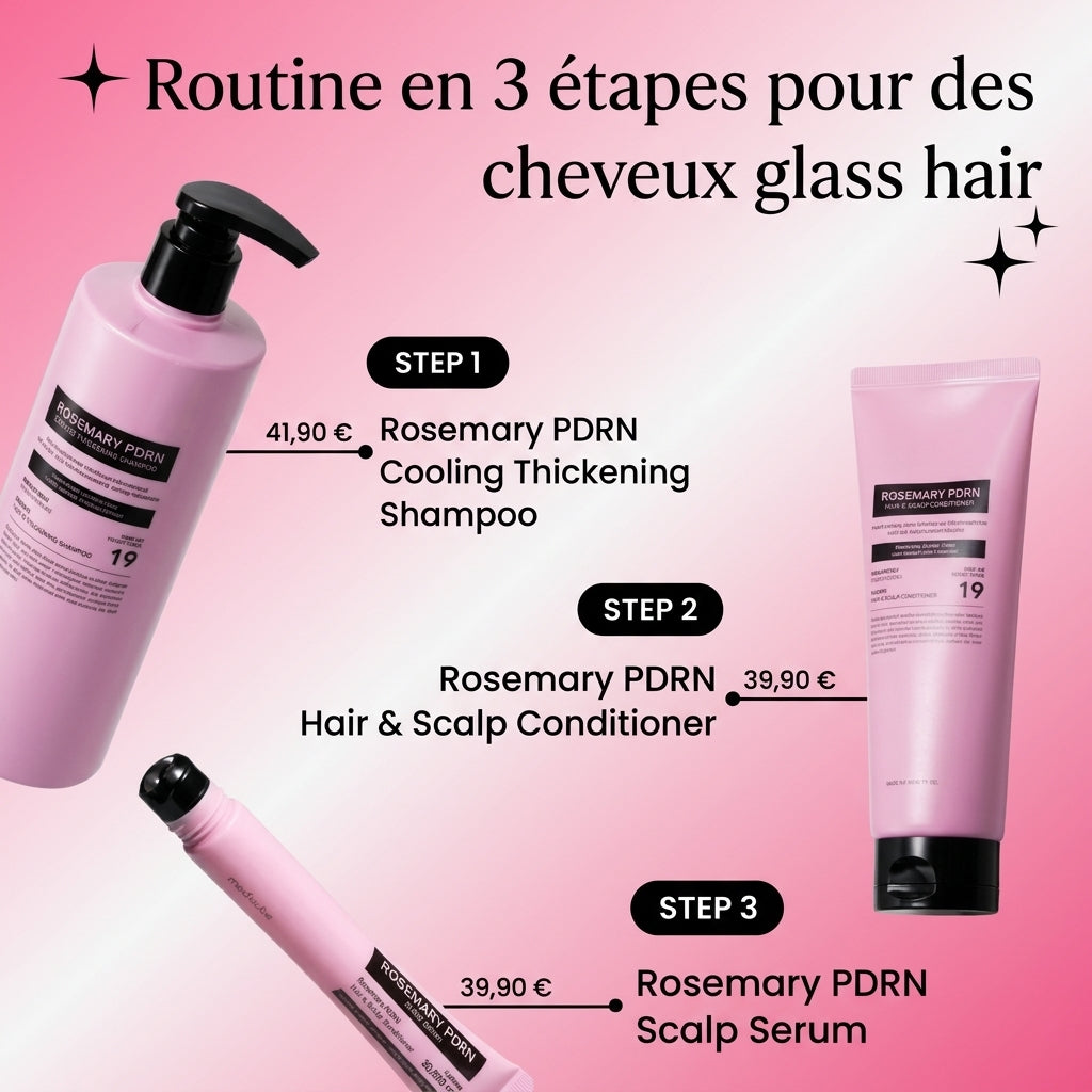 Routine Antichute 3-en-1 : Shampooing, Après-Shampooing & Sérum Cuir Chevelu