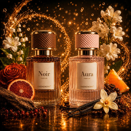 Coffret ONE MEMORY NOIR & AURA – 2 × 30 ml