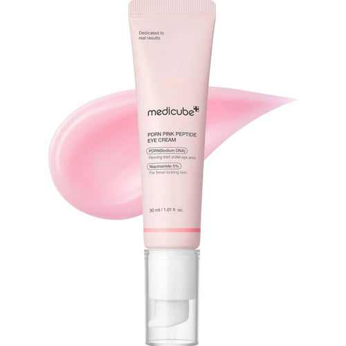 Medicube Sérum Contour des Yeux PDRN Saumon & Peptides Roses | Rétinol 99%, PDRN, Niacinamide | Soin Anti-Rides Hydratant Coréen pour le Contour de l'Œil 15 ml