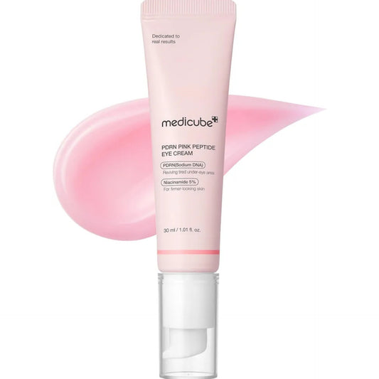 Medicube Sérum Contour des Yeux PDRN Saumon & Peptides Roses | Rétinol 99%, PDRN, Niacinamide | Soin Anti-Rides Hydratant Coréen pour le Contour de l'Œil 15 ml