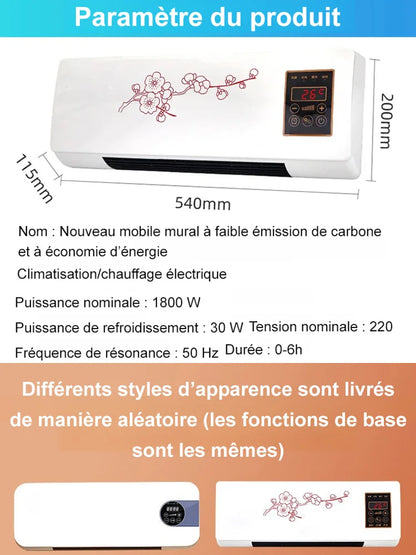 Climatiseur mural domestique chaud et froid