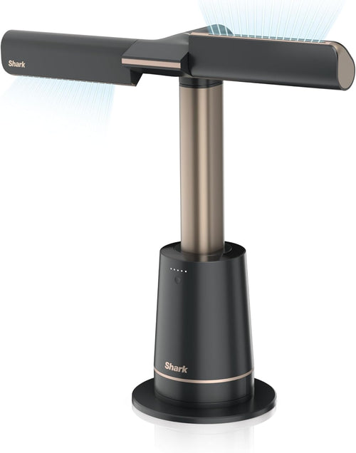 Shark TurboBlade Ventilateur colonne sans pale, rafraîchissement multidirectionnel à haute vitesse jusqu’à 20 mètres, discret, 10 vitesses, 180°, facile à nettoyer, gris anthracite, TF200SEU