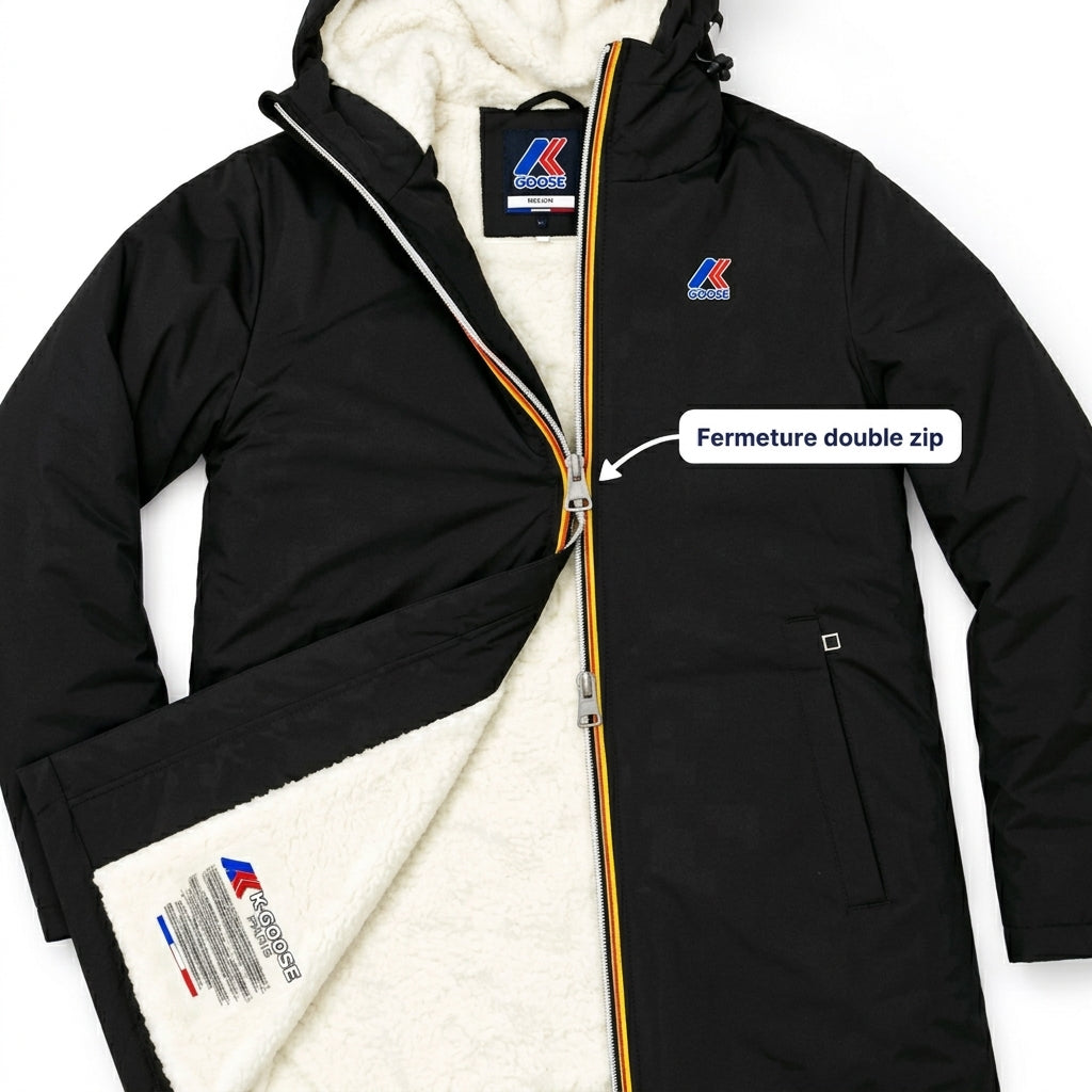 Parka d'Hiver Fourrée & Coupe-Vent pour Homme/Femme - Modèle Urbain Confort Coupe-Vent – Mi-Longue à Capuche