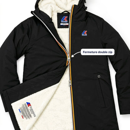Parka d'Hiver Fourrée & Coupe-Vent pour Homme/Femme - Modèle Urbain Confort Coupe-Vent – Mi-Longue à Capuche