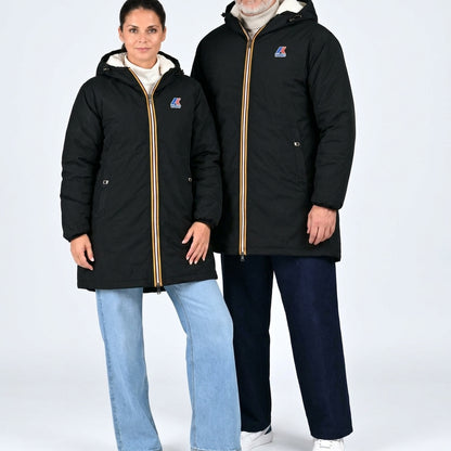 Parka d'Hiver Fourrée & Coupe-Vent pour Homme/Femme - Modèle Urbain Confort Coupe-Vent – Mi-Longue à Capuche